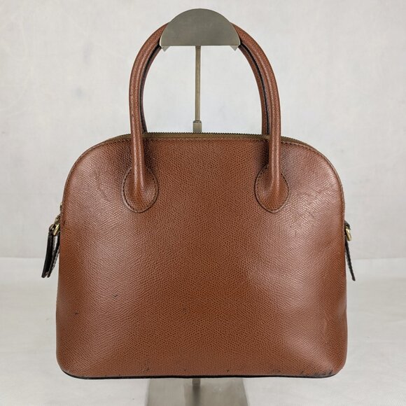 Authentic Celine 2 Way Leather Hand Bag Brown Made in Italy - Picture 1 of 13